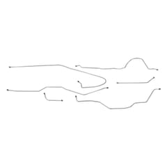 (1958-59) Brake Line Set - 1/2 ton Longbed 6 pc set