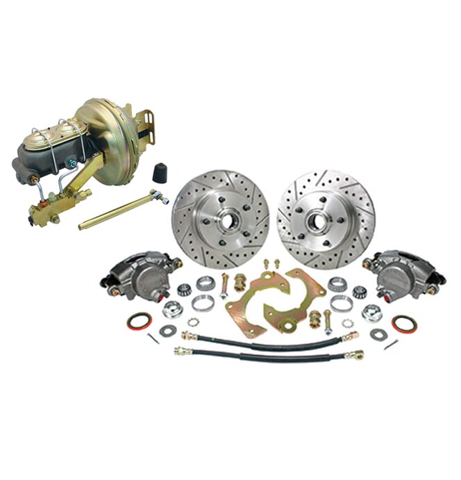 ディスクウォーリア5 1960-62) Disc Brake Conversion Kit-5 Lug Complete - Automatic