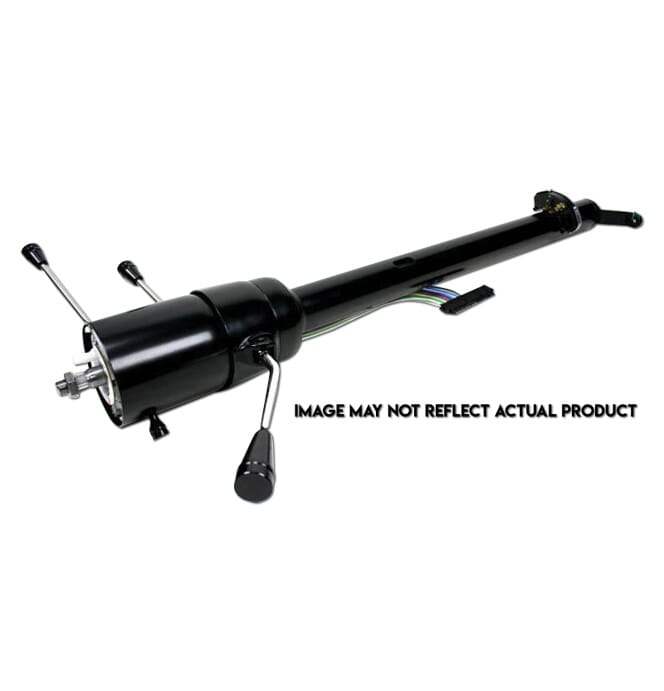 1967-72) Tilt Steering Column-Column Shift-Black Powder Coated