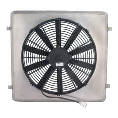 (1955-62)  Electric Fan and Shroud-16" Single