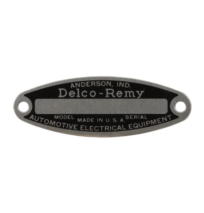 ヴィンテージ Avarti シリアルナンバー4192/6000 コレクター 1941-62) Delco-Remy Generator Starter Distributor Tag