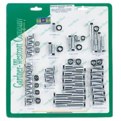 (1947-87) Bowtie Engine Bolt Kit-Stainless-SB w/Std Exhaust