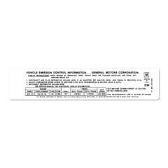 (1972) Emission Decal-350-4V