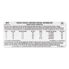 (1973) Emission Decal-All