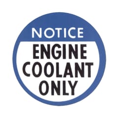 (1978-82) Coolant Notice Decal