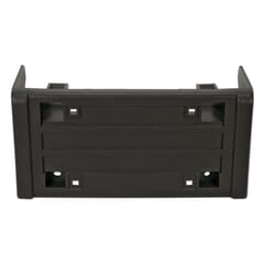 (1988-98) Front License Plate Bracket - Black - w/ Impact Strips
