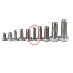 (1947-98) Stainless Hex Head Bolt-1/4-20 x 1