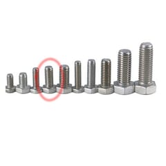 (1947-98) Stainless Hex Head Bolt-5/16-18 x 3/4