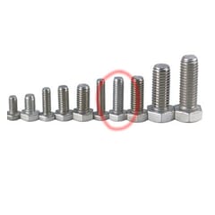 (1947-98) Stainless Hex Head Bolt-5/16-18 x 1