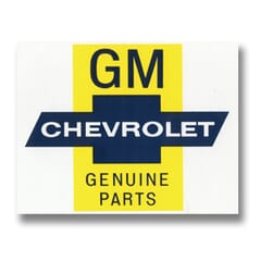 (1941-87) Genuine GM Parts Decal