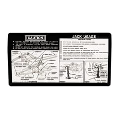 (1974-75) Jack Instruction Decal