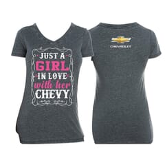 T-Shirt-Girl in Love with Her Chevy