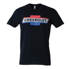 (1934-98) T-Shirt-Red,White,Blue Bowtie Chevrolet
