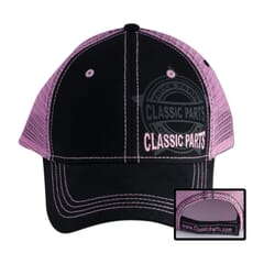Hat - Classic Parts - Trucker Mesh - Black/White/Pink