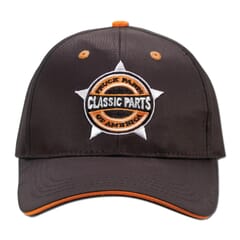 Hat - Classic Parts - Embroidered - Black/Orange