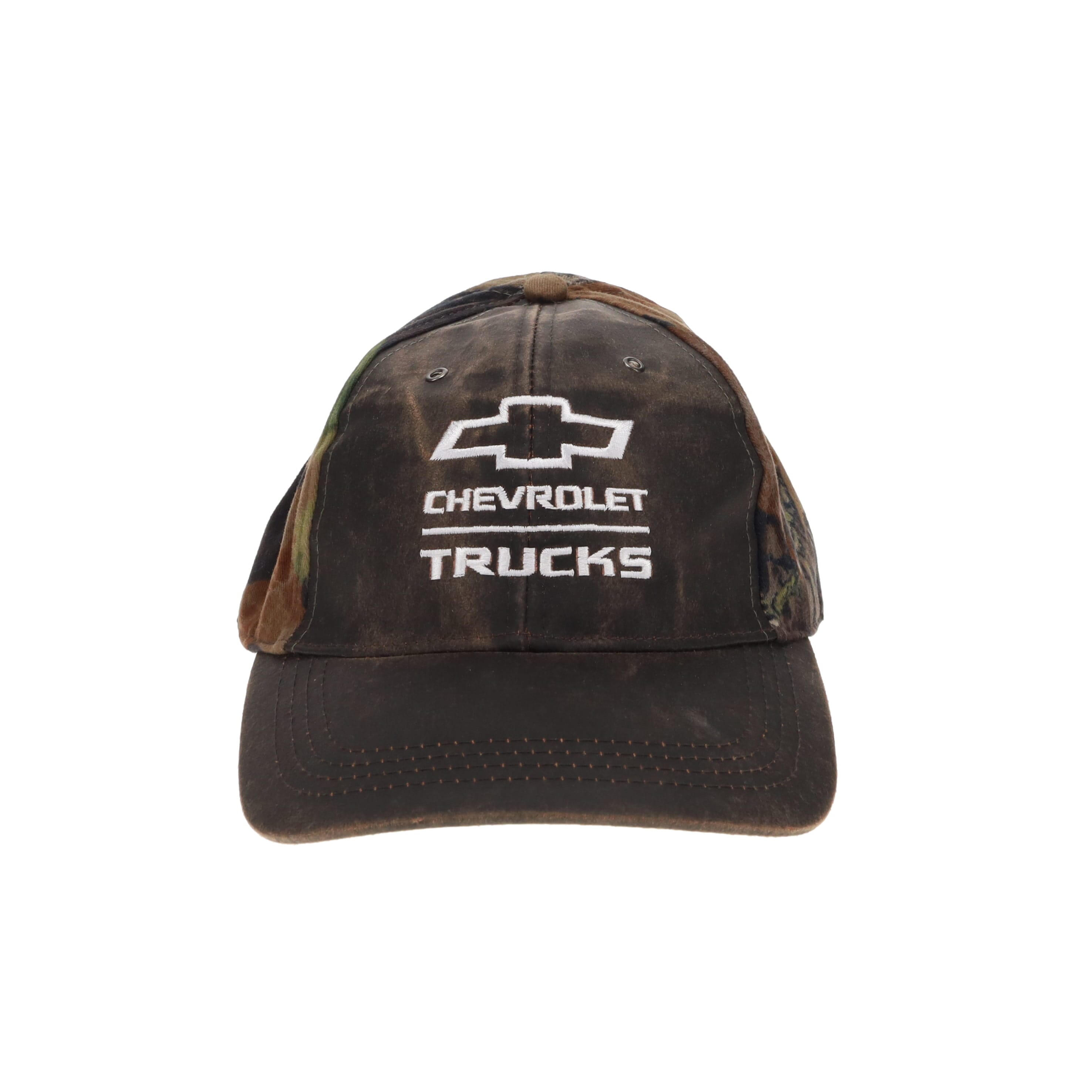 47-98) Hat-Chevrolet Truck Leather-Camo