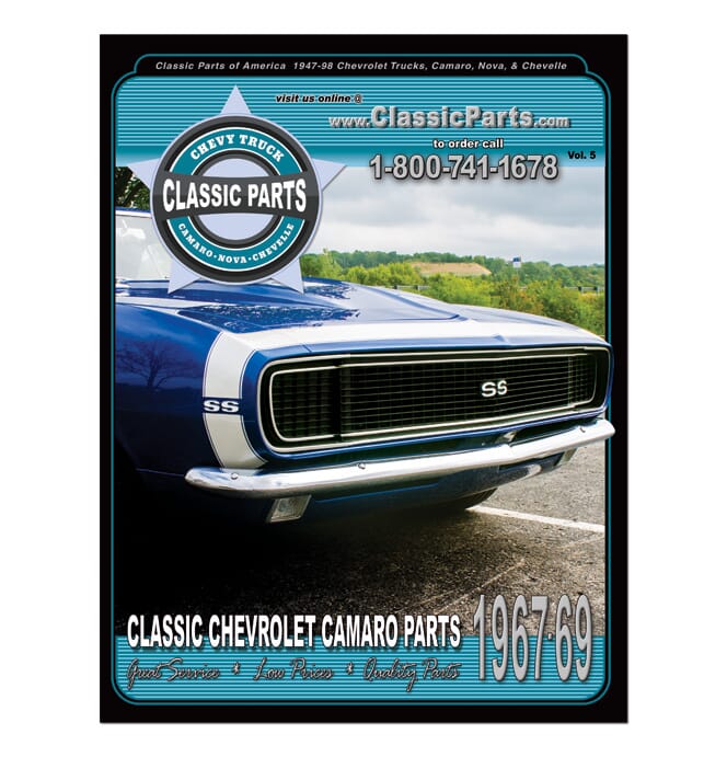 68 camaro parts catalog discount