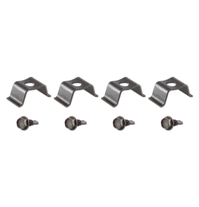 1968-74) Console Forward Panel Plate and Gauge Mounting Clip Set