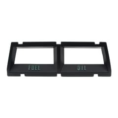 (1968-69) Console Gauge Bezels - Fuel/Oil