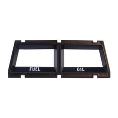 (1968-74) Console Gauge Bezels - Fuel/Oil