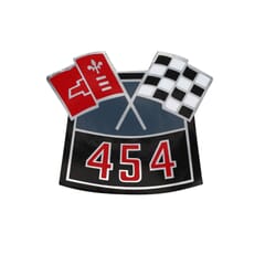 (1970-72) Air Cleaner Decal-454 Cross Flag