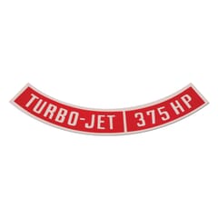 (1967-70) Air Cleaner 375 Horsepower Decal