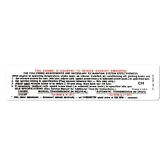 (1969) Emission Decal-396-MT-AT