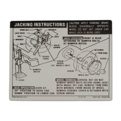 (1969-71) Jacking Instruction-SS
