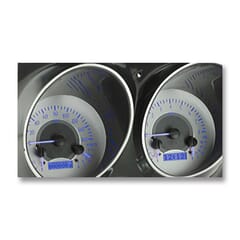 (1967-68) VHX Gauge Assembly - Silver Alloy - Blue Display