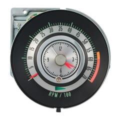 (1968) Tic-Toc-Tachometer-w/6000 rpm Redline