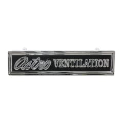 (1969) Dash Panel Emblem Astro Ventilation