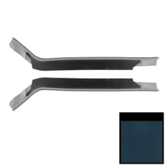 (1969) Door Jamb Windlace Molding Hdtp. Dk Metallic Blue