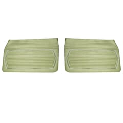 (1969) Door Panels Front-Std.-Light Green-pr