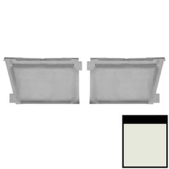 (1967) Door Panels Rear-Std.-White-Conv.-pr