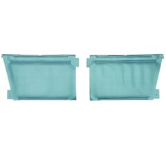 (1967) Door Panels Rear-Std.-Light Blue-Conv.-pr