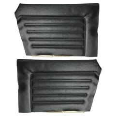 (1968) Door Panels Rear-Std.-Black-Conv.-pr