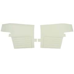 (1968) Door Panels Rear-Std.-White-Conv.-pr