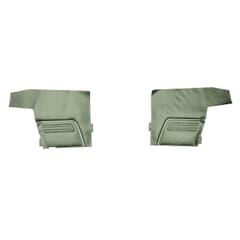 (1969) Door Panels Rear-Std.-Dark Green-Conv.-pr