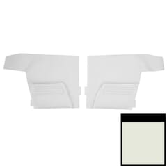 (1969) Door Panels Rear-Std.-White-Conv.-pr