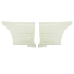 (1967) Door Panels Rear-Std.-White-Coupe-pr