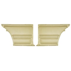 (1967) Door Panels Rear-Std.- Gold-Coupe-pr
