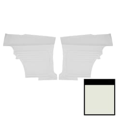 (1968) Door Panels Rear-Std.-White-Coupe-pr