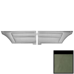 (1967) Door Panels-Dlx-Aqua-pr.-Rear-Coupe
