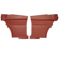 (1968-69) Door Panels-Dlx-Red-pr.-Rear-Coupe
