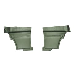 (1969) Door Panels-Dlx-DK Green-pr.-Rear-Coupe
