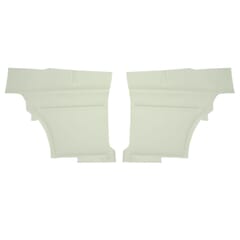 (1969) Door Panels-Dlx-White-pr.-Rear-Coupe
