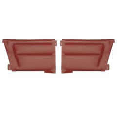 (1967) Door Panels-Dlx-Red-pr.-Rear-Conv.