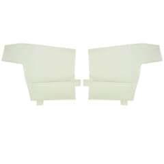 (1969) Door Panels-Dlx-White-pr.-Rear-Conv.