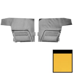 (1969) Door Panels-Dlx-Yellow-pr.-Rear-Conv.