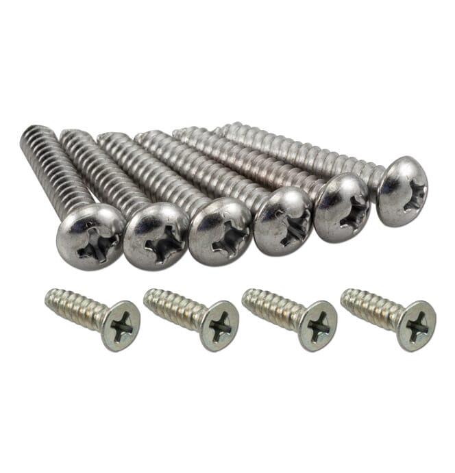 1969カマロ アッパーアーム左右セット 1968-72) Arm Rest Base and Pad Screw Set-Std